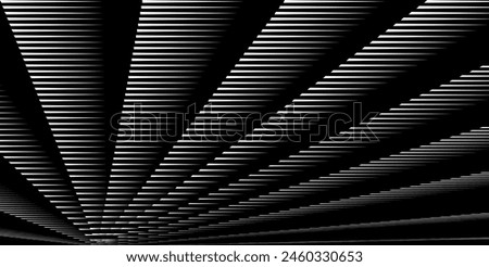 Black stripe sharp line sunrise abstract background