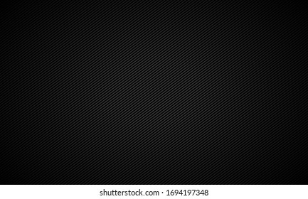 Black striped background with light effect. Elegant dark luxury design.