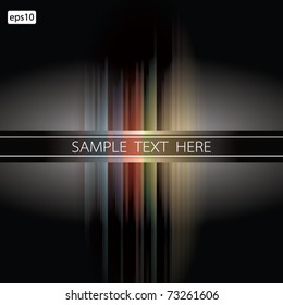 Black striped background / vector