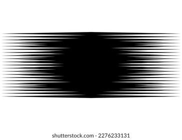 Black striped design element on a white background. Abstract frame for printing, web design, advertising, wall art. Abstract spot, shadow.. Trendy black and white background