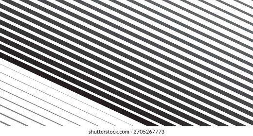 Textur der schwarzen Farbverlauf-Linien mit Halbtonstreifen. 10 EPS 