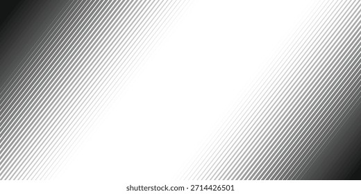 Black striped halftone gradient lines texture. illustration 