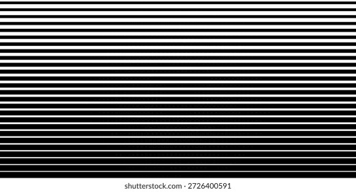 Black striped halftone gradient lines texture. Fading vertical stripes gradation background from thin to thick.
