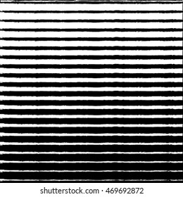 Fondo de rayas negras, dibujado a mano con tinta. Ilustración abstracta de grumos. Patrón de rayas horizontales abstractas digitales