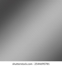 Línea de rayas negras con fondo abstracto de patrón de semitono