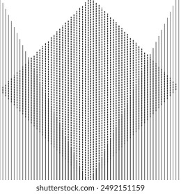 Black stripes line seamless pattern vector image for backdrop or fabric style