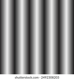 Imagen de Vector de patrón sin fisuras de la línea de rayas negras para el telón de fondo o el estilo de la tela
