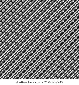 Black stripes line seamless pattern vector image for backdrop or fabric style