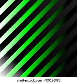 Black stripes on the green background