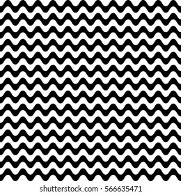 black stripes. wavy lines of white color. abstract background. vector illustration.