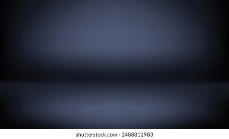 Black Studio background, limbo backdrop, black, dark blue.