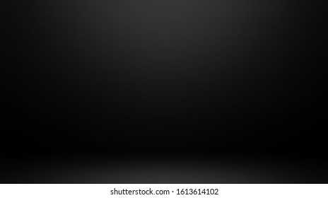 Black studio room, used as background for display your products