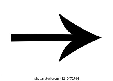 Black style arrow to right