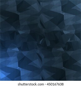 Black Style Polygonal Background Design
