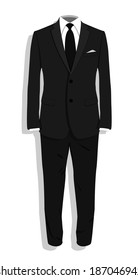29,845 Black Suit White Shirt Stock Vectors, Images & Vector Art ...