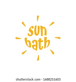 black sun bath isolated vector icon. simple element illustration from travel 2 concept vector icons. sun bath editable logo symbol design on white background. can be use for web and mobile
