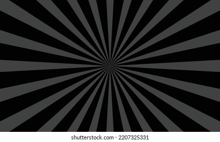 Black Sunburst Background Design Vector