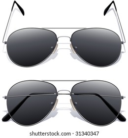 black sunglasses