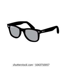 black sunglasses, eyeglasses, eye wear