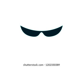 black sunglasses vector