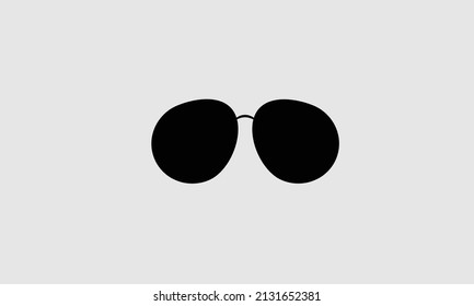 Diseño del vector Gafas de sol negras