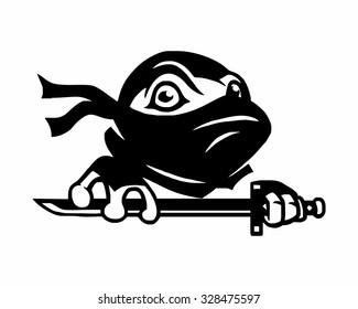 black superhero mask turtle tortoise ninja cartoon character