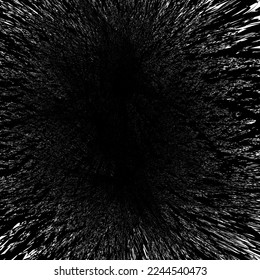 Black surface texture fractal design background.