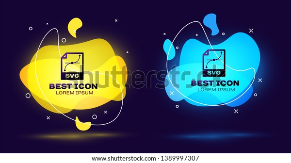 Black Svg File Document Icon Download Stock Vector Royalty Free 1389997307