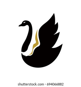 Black Swan With Abstract Foot inside foot and ankle medical