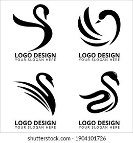 Black Swan Logo Design Collection