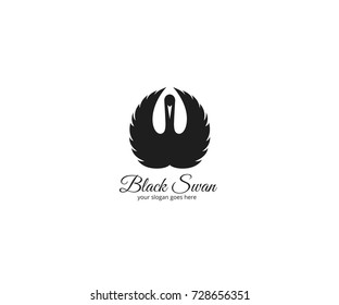 Black Swan Logo Template