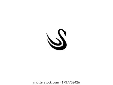 Black Swan Logo Template Ilustration