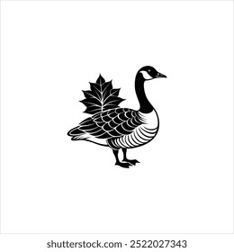 black swan  logo vector illustration