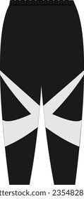black sweatpants with white stripes