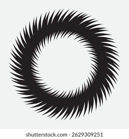 Diseño de patrón de círculo negro