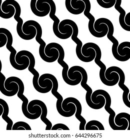 black swirls line  vector