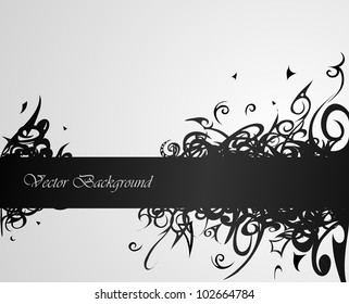 Black swirly stripe