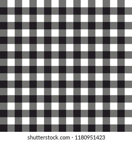 Black tablecloth pattern. Seamless checkered pattern. Retro tablecloth texture.