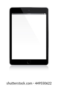 Black tablet mock up