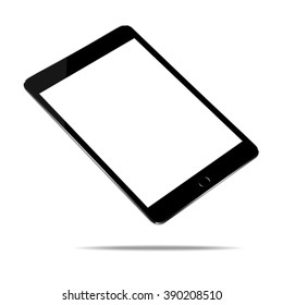 black tablet similar to ipades style vector design