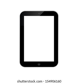 Black tablet for your design.