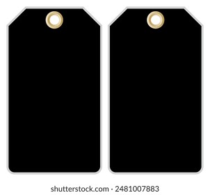 Black Tag Label Symbol Sign,Vector Illustration, Isolate On White Background.EPS10