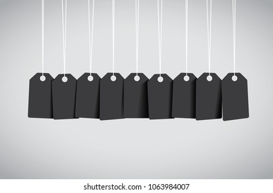 black tag set