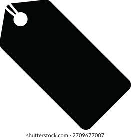 Black tag shape with isolated price and sale product label badge template for store promotion information. Store label design to improve promotion information and product template. 
