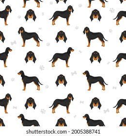 46 Black and tan coonhound Stock Illustrations, Images & Vectors ...