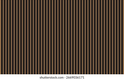 Black and tan vertical stripes seamless pattern background vector