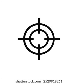 Black target hunting shooting sport vector image
