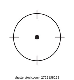 Um ícone de destino preto em um fundo branco, design simples e limpo.