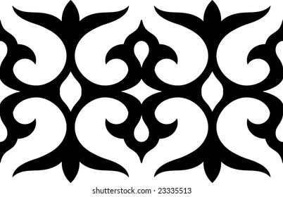 black tattoo design element