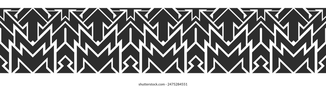 Black tattoo design, Navajo, ethnic tribe, indigenous, Aztec.